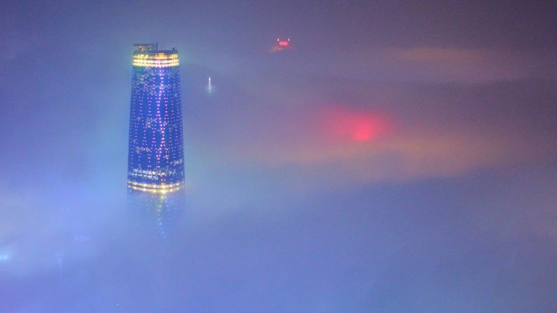 <strong>Four Seasons Hotel Guangzhou</strong><br /><strong>Architect: </strong>Wilkinson Eyre Architects, Hirsch Bedner Associates (HBA)<br /><strong>Status: </strong>Opened 2012<br /><strong>Rooms: </strong>344<br /><strong>Fast fact:</strong> Located next to the Zaha Hadid-designed Guangzhou Opera House, the Four Seasons in Guangzhou sits on floors 74-98 of the 103-story Guangzhou International Finance Center. <br /><a target="_blank" target="_blank"><em>Four Seasons Hotel Guangzhou</em></a><em>, Guangzhou IFC Tower, 5 Zhujiang West Road, Pearl River New City, Tianhe District, Guangzhou; +86 20 8883 3888</em>