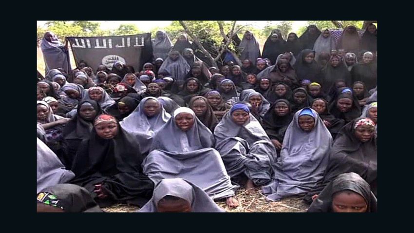 A screengrab taken on May 12, 2014, from a video of Nigerian Islamist extremist group Boko Haram obtained by AFP shows girls, wearing the full-length hijab and praying in an undisclosed rural location. Boko Haram released a new video on claiming to show the missing Nigerian schoolgirls, alleging they had converted to Islam and would not be released until all militant prisoners were freed.  A total of 276 girls were abducted on April 14 from the northeastern town of Chibok, in Borno state, which has a sizeable Christian community. Some 223 are still missing. AFP PHOTO / BOKO HARAM 
RESTRICTED TO EDITORIAL USE - MANDATORY CREDIT "AFP PHOTO / BOKO HARAM" - NO MARKETING NO ADVERTISING CAMPAIGNS - DISTRIBUTED AS A SERVICE TO CLIENTSHO/AFP/Getty Images
