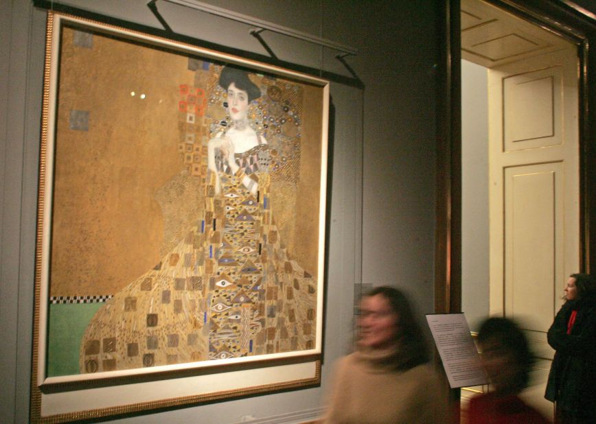 This 1907 Gustav Klimt painting <em>Portrait of Adele Bloch-Bauer I</em> sold for $135 million -- the highest sum ever paid for a painting at the time -- in June 2006 to billionaire Ronald Lauder, according to the New York Times. Adele was the wife of Ferdinand Bloch-Bauer; a wealthy industrialist who sponsored the arts and supported Gustav Klimt.