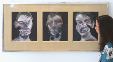 The oil-on-canvas triptych <em>Three Studies of Lucian Freud</em> painted by Francis Bacon in 1969, sold at auction for $142.4 million in November 2013. The buyer was Elaine Wynn, ex-wife of American business magnate Steve Wynn. 