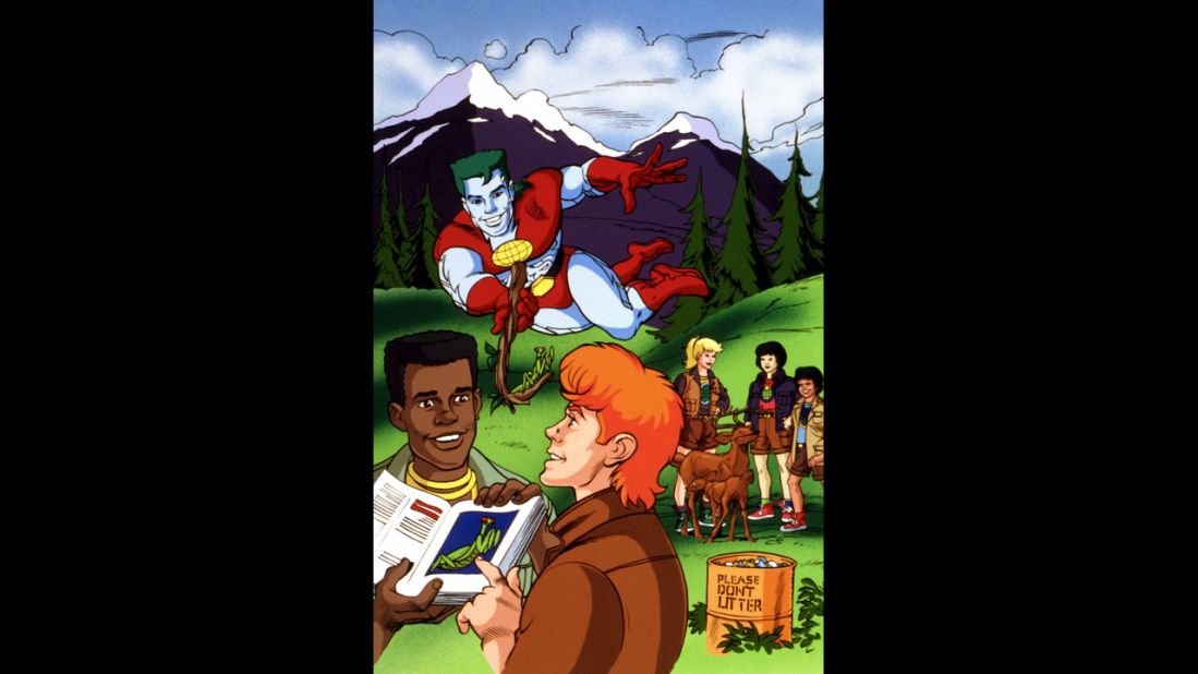 Kwame, the character Burton voiced on the '90s children's cartoon "Captain Planet and the Planeteers," could often be found with his nose in a book. 