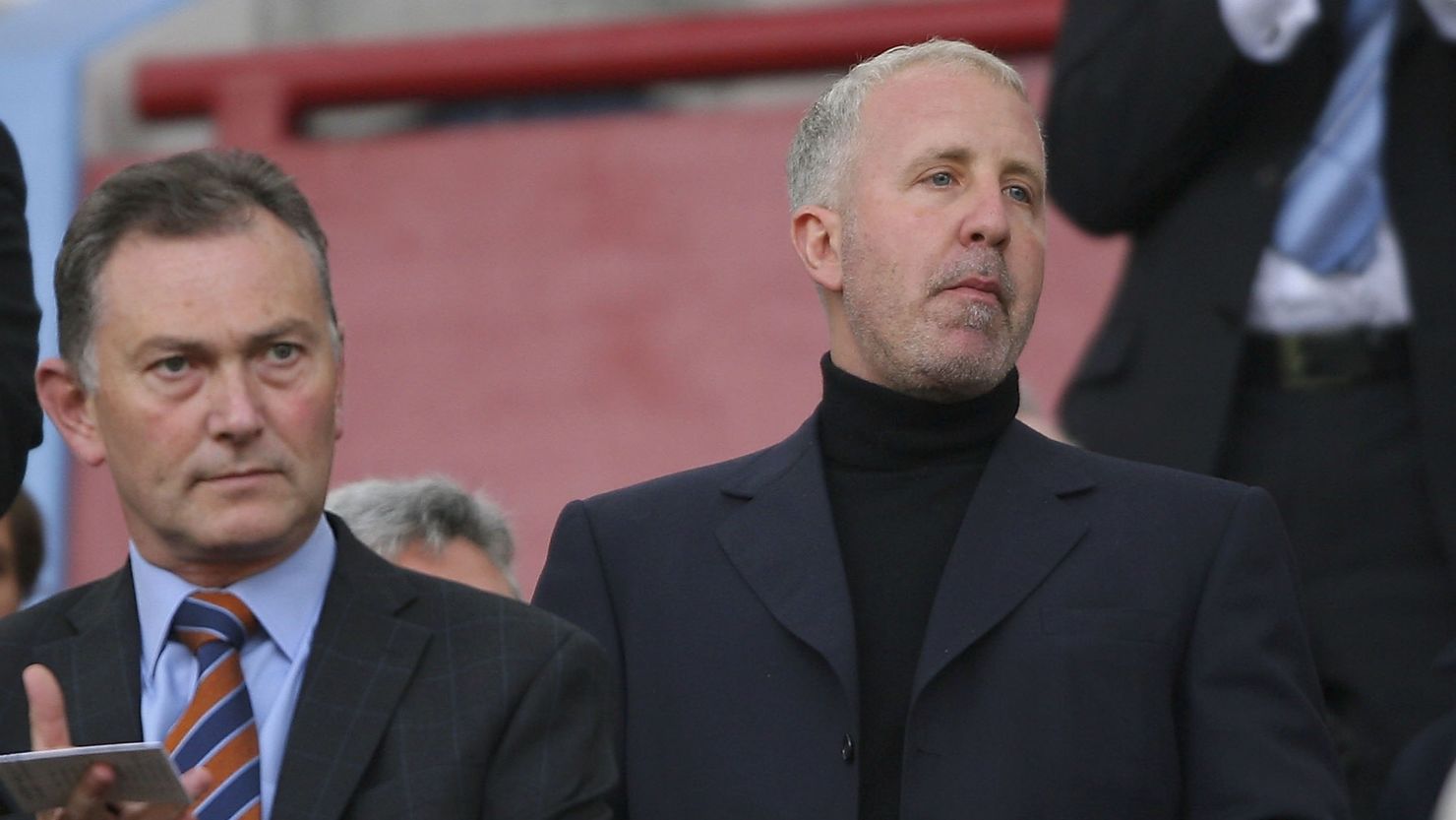 Aston Villa owner Randy Lerner (right) has put the English Premier League club up for sale.