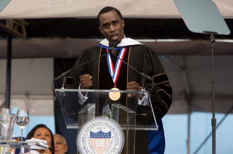 The entrepreneur and entertainment mogul delivers the commencement speech at Howard University on May 10.
