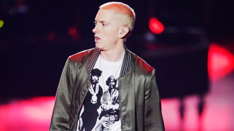 Eminem topped the musical vocabulary list, using almost 9,000 unique words in his songs. 