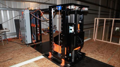 It doesn't look like much, but this refrigerator-sized robot may help plug a dangerous leak at the crippled Fukushima nuclear plant in Japan.