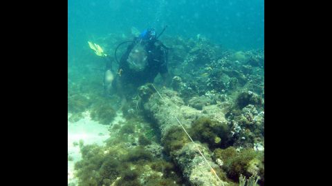 The location of the Santa Maria, Christopher Columbus' flagship for his journey to the new world, has remained a mystery since it ran aground in late 1492. Underwater explorer Barry Clifford believes these are the remains of Columbus' Santa Maria off the coast of Haiti.