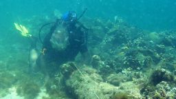 Explorer Brandon Clifford believes these are the remains of Columbus' Santa Maria.