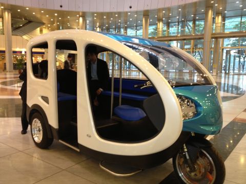 Terra Motors is one of several Japanese companies trying to bring electric tricycles into the South and Southeast Asian market. 