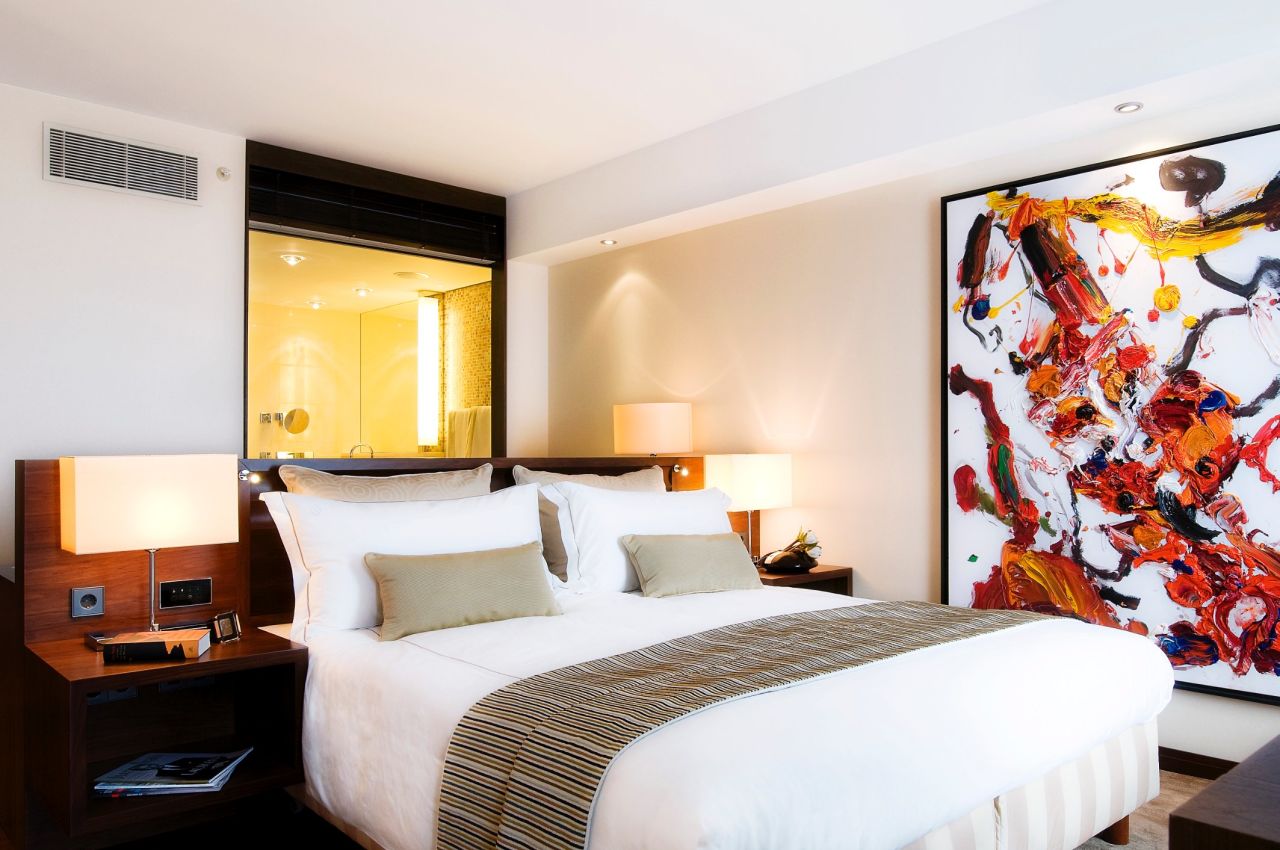 Members don't just drink well --they sleep well on this trip, too.