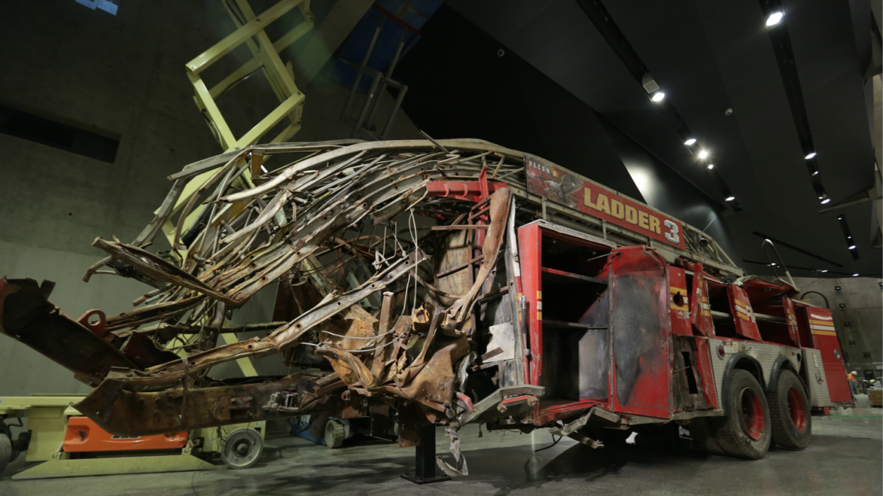 9/11 museum truck