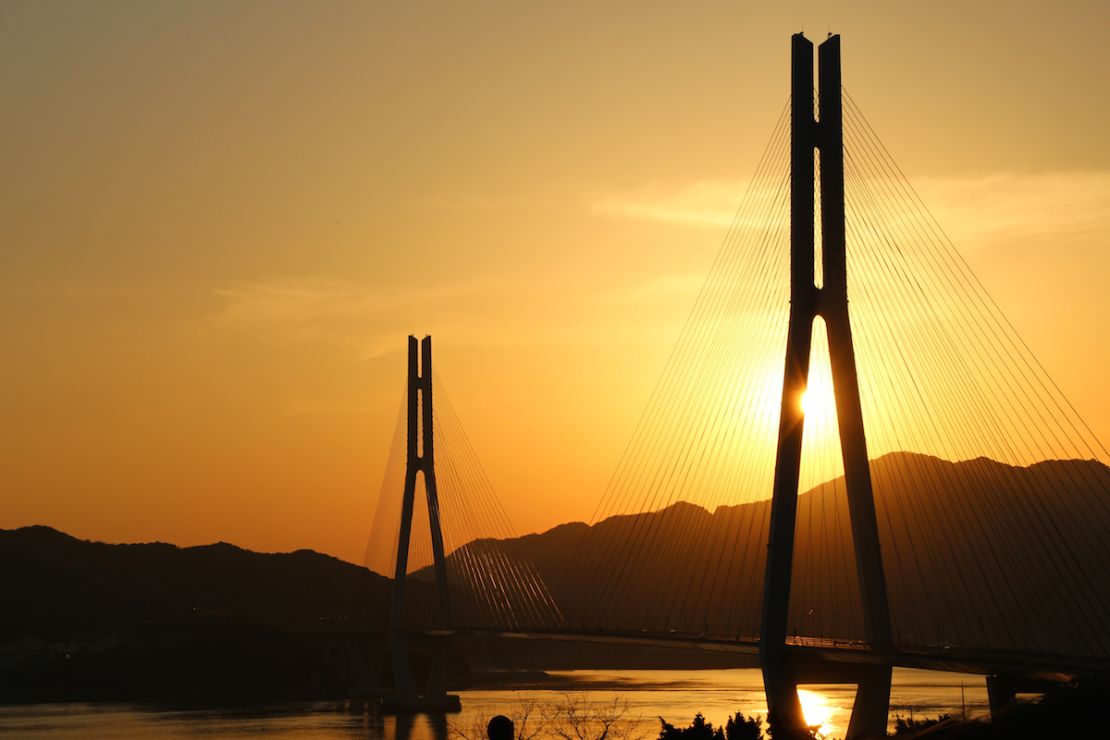 Tatara is one of the world's longest cable-stayed bridges.