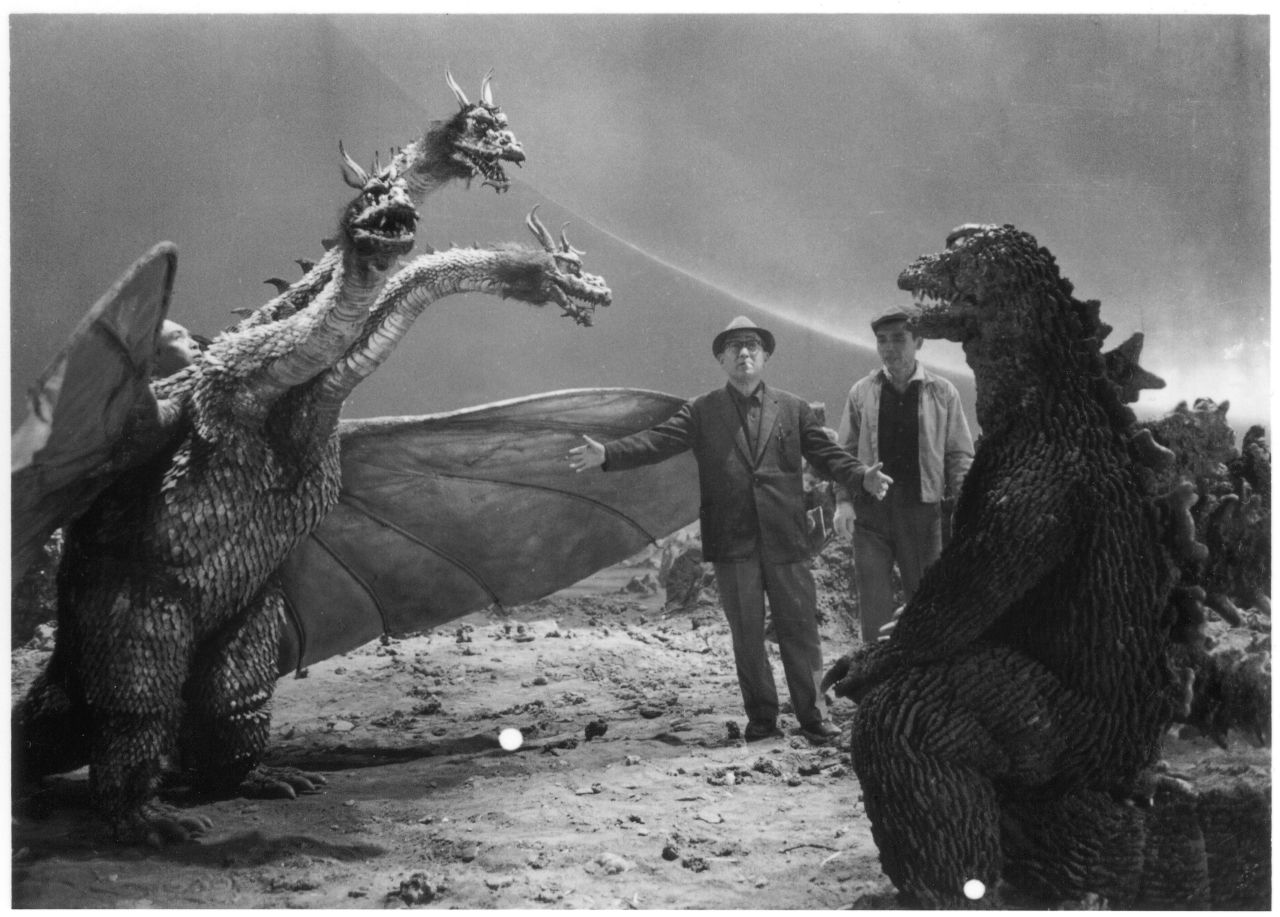Eiji Tsuburaya was a visual effects mastermind, and audiences are still reaping the rewards of his genius. As the man behind such classics as "Godzilla" and "Ultraman," Tsuburaya is the <a href="http://www.chroniclebooks.com/titles/eiji-tsuburaya-master-of-monsters-paperback.html" target="_blank" target="_blank">subject of the book "Eiji Tsuburaya: Master of Monsters."</a> Here he runs through the direction of the battle between Godzilla and King Ghidorah in 1965's "The Great Monster War." Click through for a look at more images from the book.