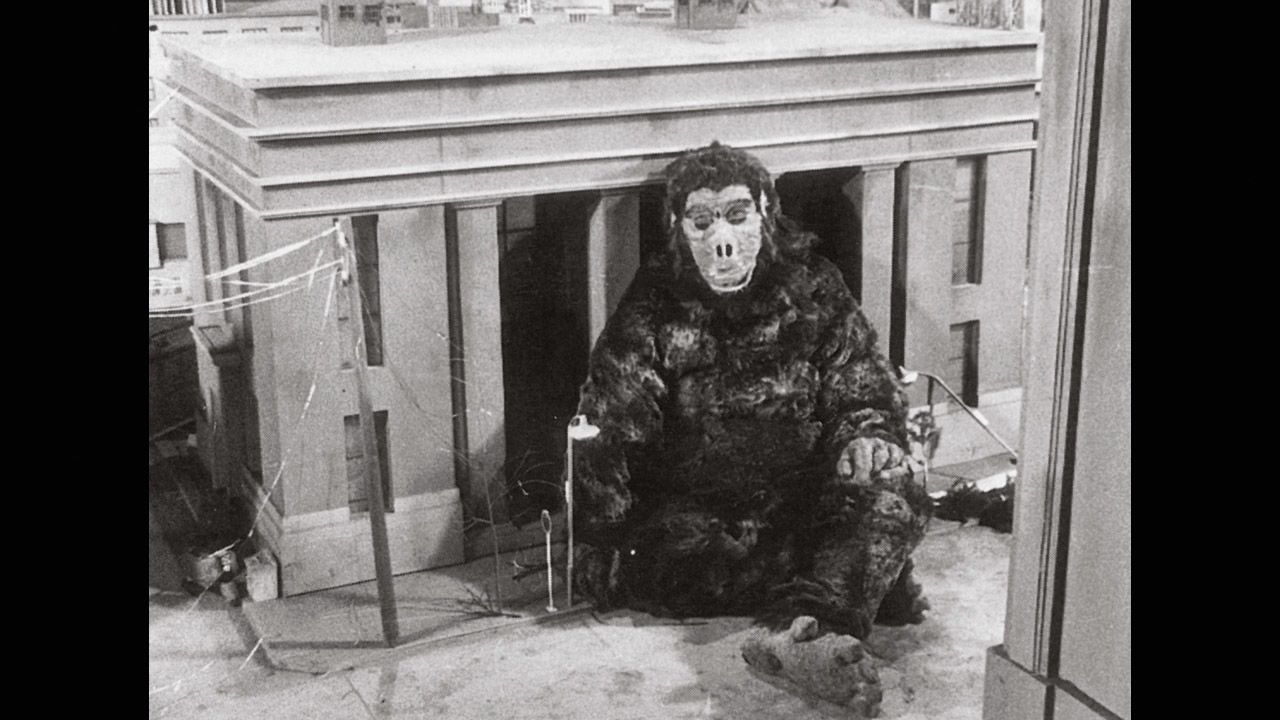 The King Kong costume constructed for 1962's "King Kong vs. Godzilla" was reused in episode 2 of the Eiji TV series "Ultra Q," "Goro and Goroh," as the monster Goro.