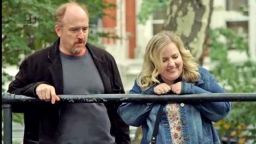 Louis C.K. and  Sarah Baker appear in a scene from the FX show "Louie."