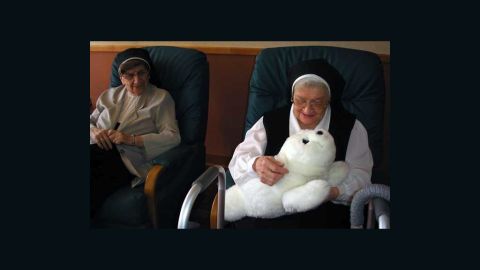Paro is a robot seal pup developed by Japanese company AIST to lift the spirits of elderly people. It responds to being stroked and to hearing its own name.