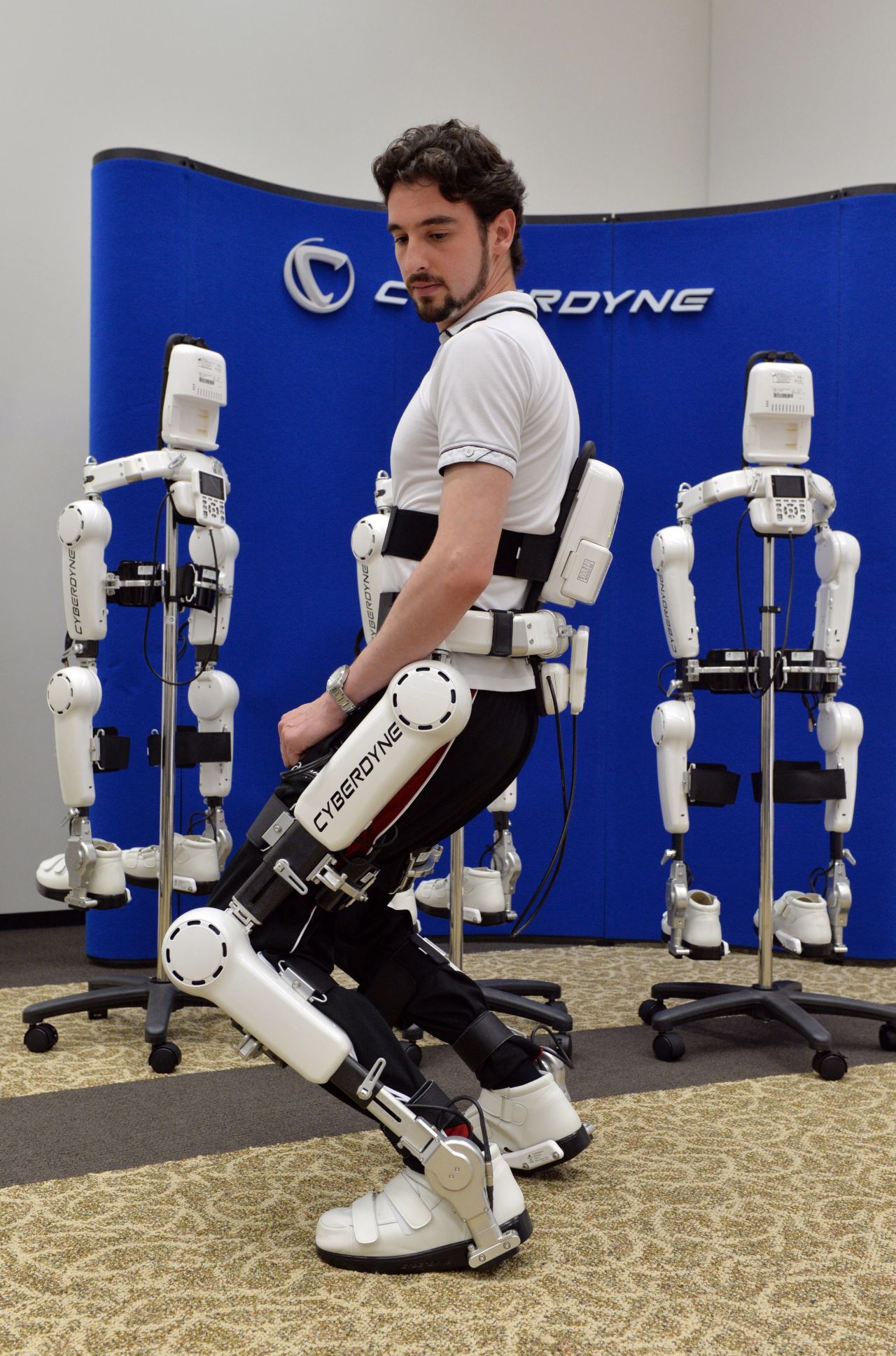 The power-assisted exoskeleton is one of a number of devices targeting the growing consumer segment of elderly people.