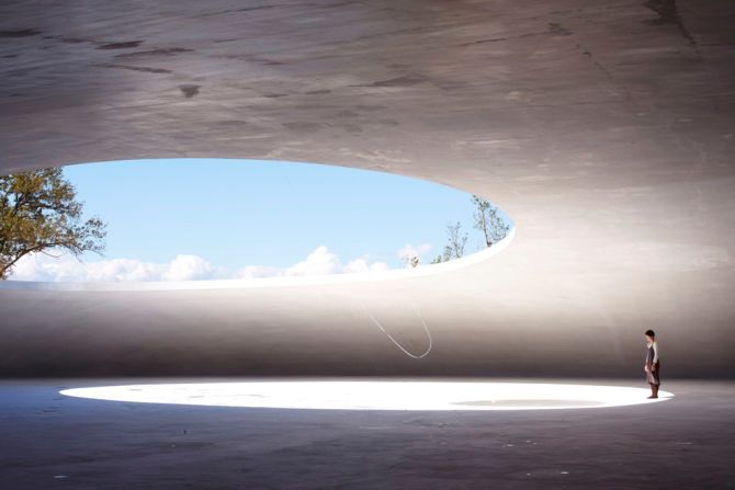 The nearby islands of Teshima and Inujima are continuations of the Benesse Art Site Naoshima project.