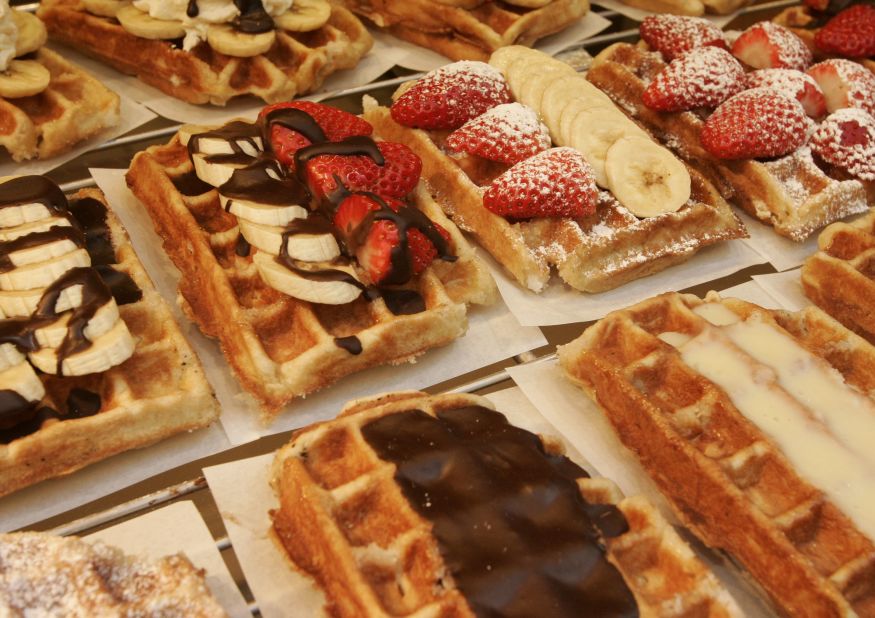When in Brussels, don't forget to nibble on a waffle. Like Copenhagen, the Belgian capital is one of eight cities to host a last-16 match.