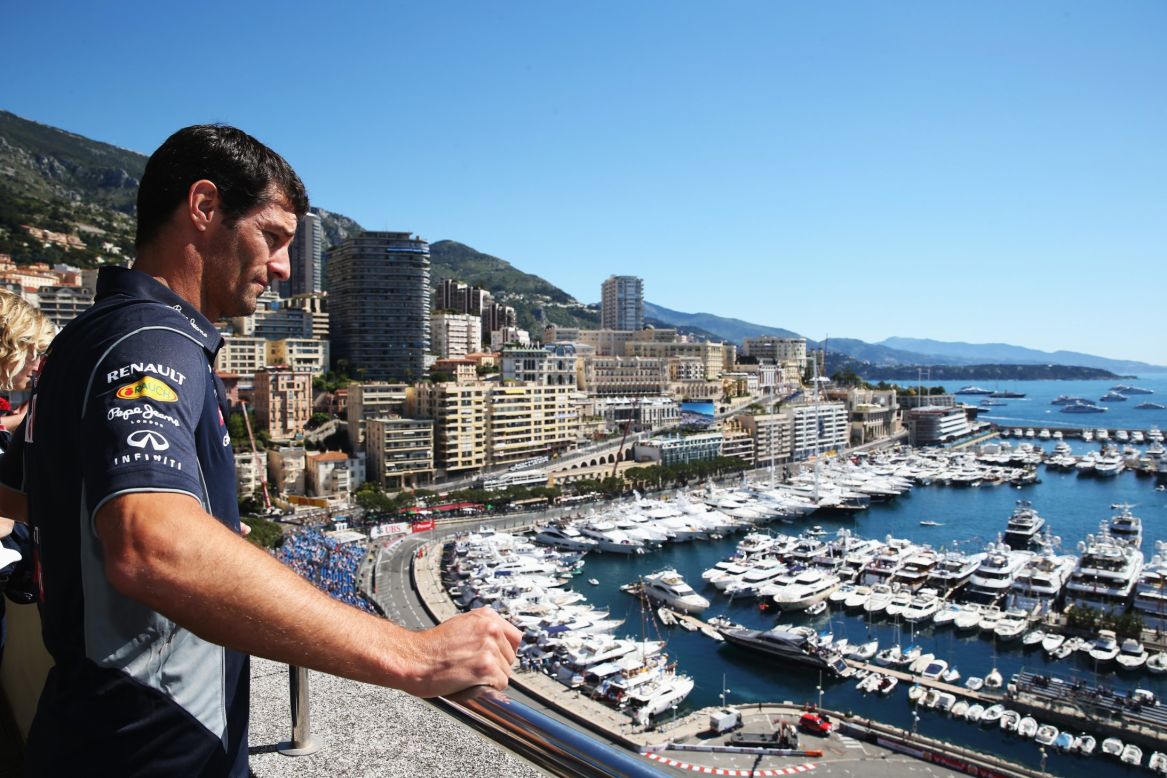 "If they can't build a nice bit of road in Monaco where can they do it?" says Mark Webber, of the stunning Monte Carlo street circuit that is home to the Monaco Grand Prix.