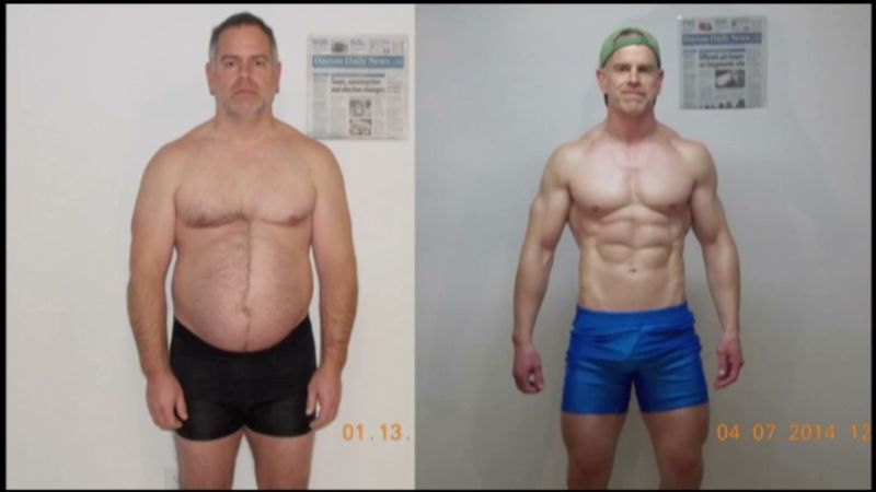 Man loses weight wins 50k