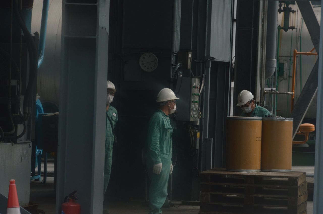 Instead of outright burning the contraband, the ivory is crushed, put inside barrels and incinerated at a high temperature.