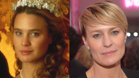 To play Princess Buttercup in 1987's "The Princess Bride," Robin Wright's acting process "was mostly telling myself, 'Don't be an idiot,' " she jokes to <a href="http://www.townandcountrymag.com/leisure/arts-and-culture/robin-wright-2014#slide-1" target="_blank" target="_blank">Town and Country magazine</a>. Since then, she's built an award-winning career, including her role on Netflix's "House of Cards."