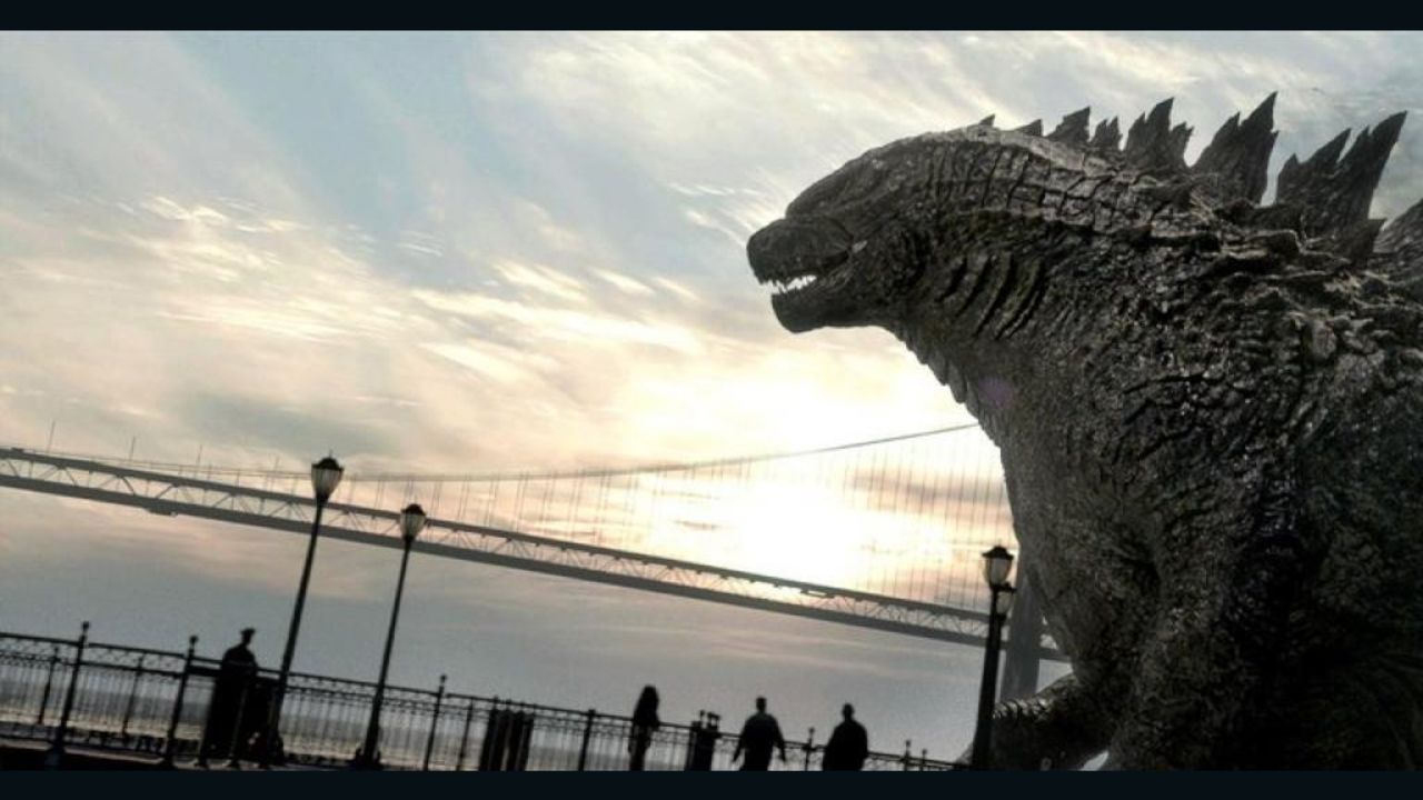 A scene from from 2014 film "Godzilla."