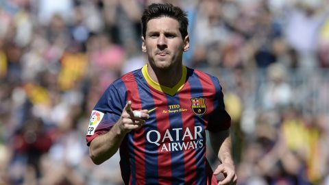 Argentine striker Lionel Messi has been at Barcelona since the age of 13.