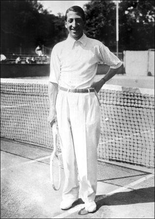 Rene Lacoste was a three-time winner of the French Open and played in the Davis Cup side that won the title match at the newly-inaugurated Roland Garros stadium complex in Paris in 1928. 