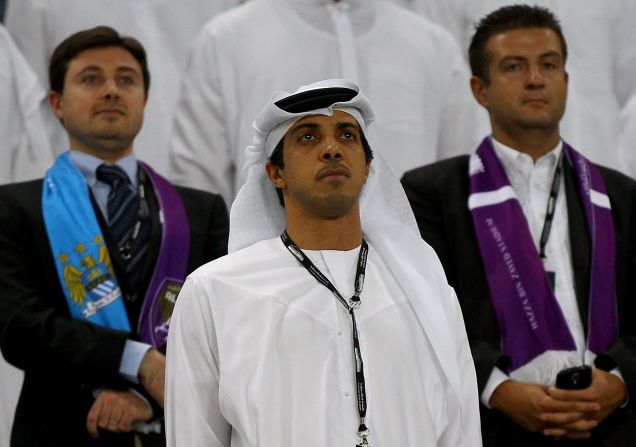 Manchester City owner Sheikh Mansour bin Zayed Al Nahyan has invested huge sums in the English club since buying it in 2008.
