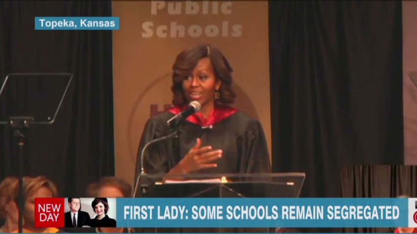 newday intv brinkley michelle obama segregation school remarks_00014322.jpg