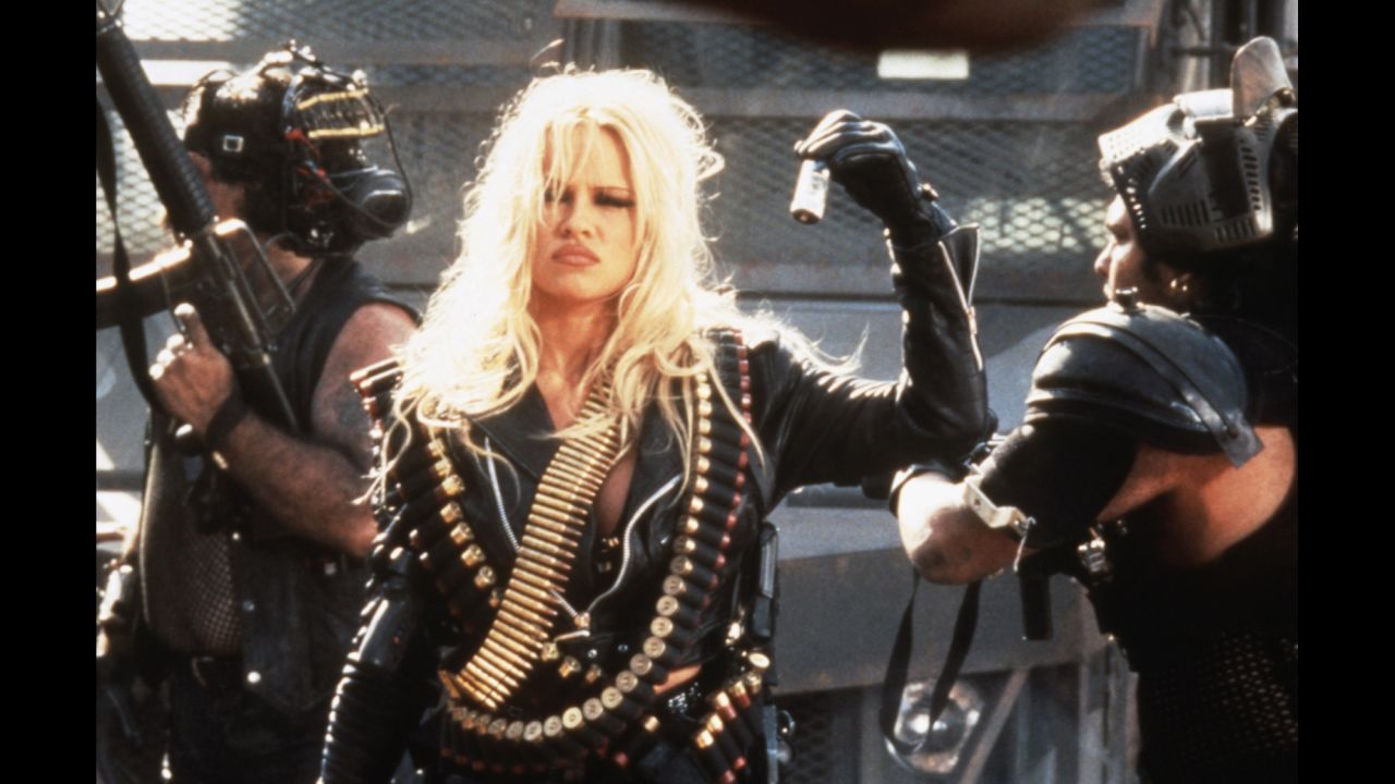 Anderson played the title character in the post-apocalyptic "Barb Wire."