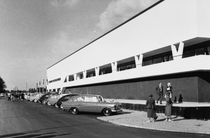 IKEA maintains a corporate presence in Almhult, with furniture testing facilities and an exhibition of the company's history entitled "IKEA Through the Ages." This photo shows the first IKEA store in 1959 or 1960. 