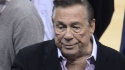 Los Angeles Clippers owner Donald Sterling attends the NBA playoff game between the Clippers and the Golden State Warriors on April 21, 2014 at Staples Center in Los Angeles, California. The NBA banned Sterling for life for 'deeply offensive and harmful' racist comments that sparked a national firestorm. NBA Commissioner Adam Silver hit Sterling with every penalty at his disposal, fining him a maximum $2.5 million dollars and calling on other owners to force him to sell his team. AFP PHOTO / ROBYN BECK (Photo credit should read ROBYN BECK/AFP/Getty Images)