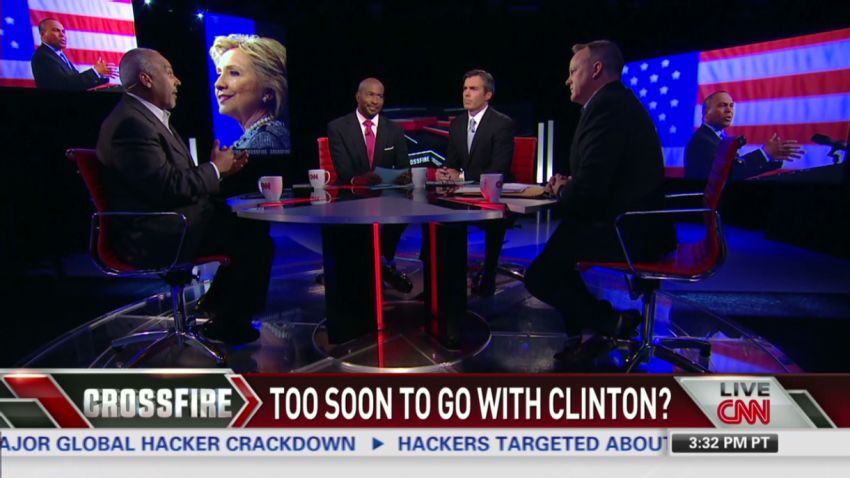 Crossfire too soon for Clinton?_00003723.jpg