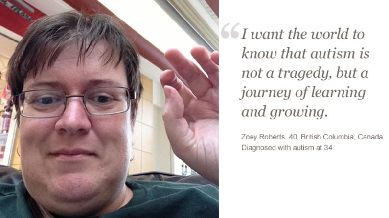CNN iReport asked adults on the autism spectrum to describe how the disorder affects them. <a href="index.php?page=&url=http%3A%2F%2Fireport.cnn.com%2Fdocs%2FDOC-770085">Learn more about Zoey's story</a> on iReport.