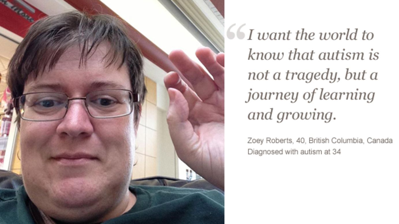 CNN iReport asked adults on the autism spectrum to describe how the disorder affects them. <a href="http://ireport.cnn.com/docs/DOC-770085">Learn more about Zoey's story</a> on iReport.