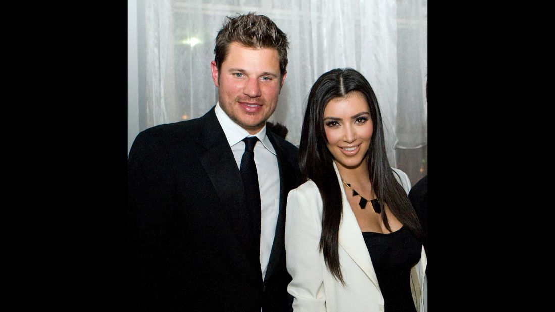 What could Nick Lachey and Kim Kardashian possibly have in common? Well, in 2006 they were both single and looking for love. This pairing, which occurred roughly six months after Lachey's breakup with Jessica Simpson, was basically one viewing of "The Da Vinci Code" and done. Lachey is pretty convinced Kardashian <a href="http://www.details.com/celebrities-entertainment/music-and-books/201305/nick-lachey-98-degrees-tour" target="_blank" target="_blank">used the date to gain publicity. </a>