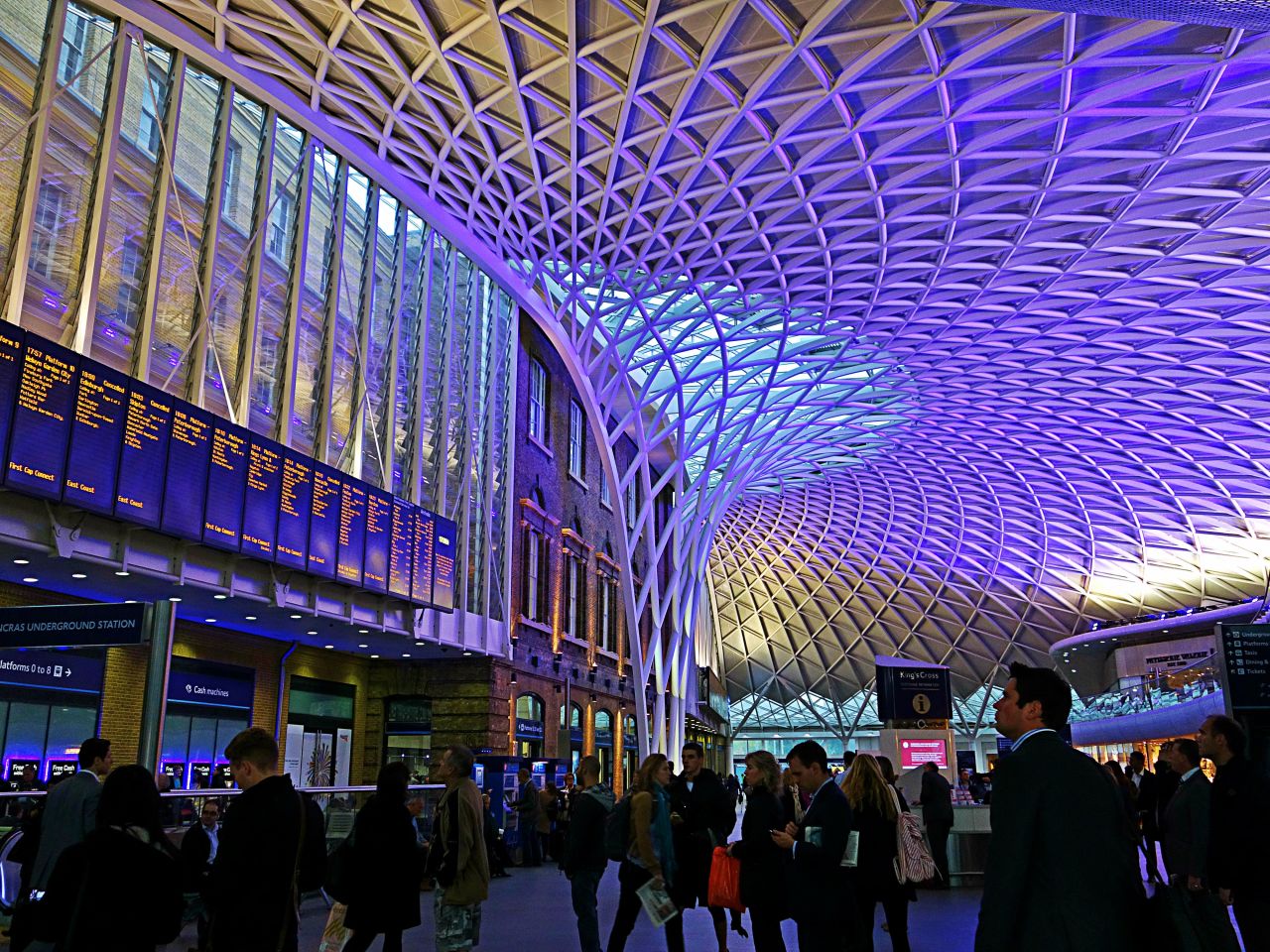 Although London's <a href="http://www.networkrail.co.uk/london-kings-cross-station/history/" target="_blank" target="_blank">King's Cross</a> railway station in opened in 1852, its new 1,700-ton steel and glass dome has given it a breathtakingly futuristic edge. Many know this station as the location of the fictional "Platform 9 3/4" in the Harry Potter novels, like <a href="http://ireport.cnn.com/docs/DOC-1133688">Timothy Holm</a>, who took this photo. 