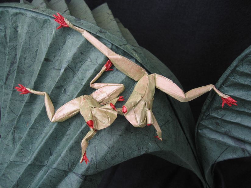 "Origami can be used to create incredibly realistic forms," says Uyen Nguyen, curator of the upcoming Surface to Structure: Folded Forms exhibition at Copper Union. "Not just to the likeness of say, an insect, but down to the exact species of that particular insect with proportions of its body segment true to real life."
