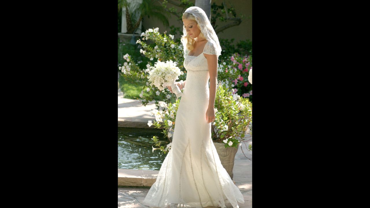 Before her marriage to (<a href="http://marquee.blogs.cnn.com/2014/04/23/tori-spellings-marriage-drama-shared-on-true-tori/">and subsequent problems with</a>) Dean McDermott, Tori Spelling wed actor-writer Charlie Shanian in an elaborate 2004 ceremony at her father's mansion. Spelling and Shanian divorced in 2006.