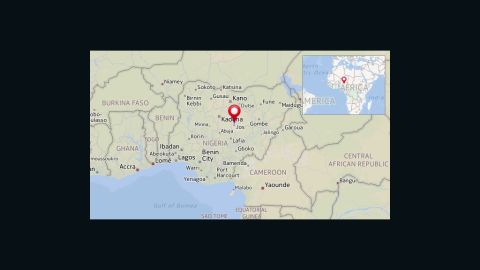 Map: Jos, Nigeria