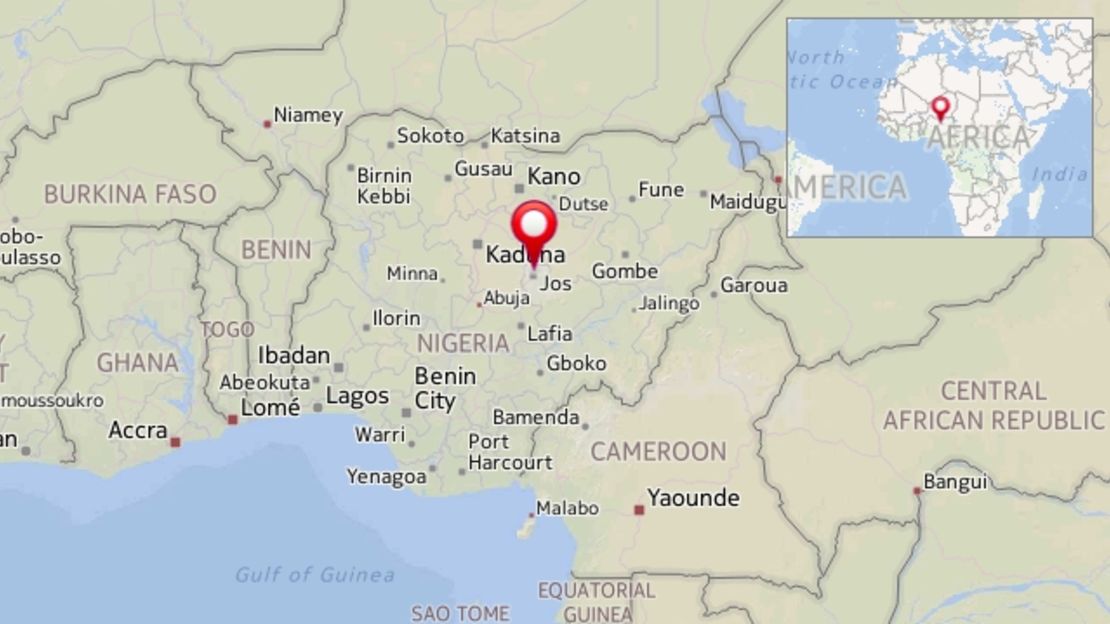 Map: Jos, Nigeria