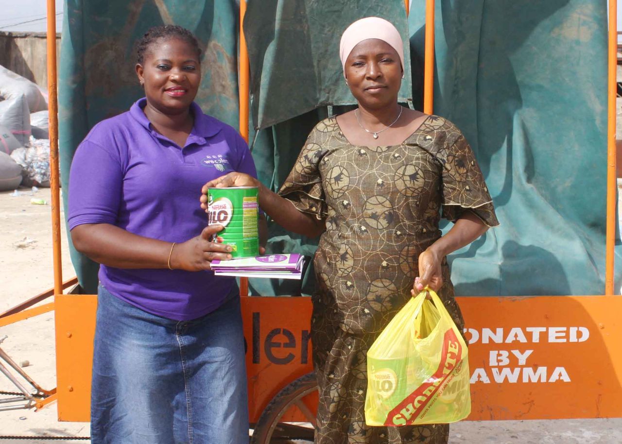 At the moment, most rewards come from donations as the company is yet to turn a profit: "We hope that as we grow and add value to the material we sell then we hope to see profits come in - but now, we are not making profits," says Adebiyi-Abiola. 