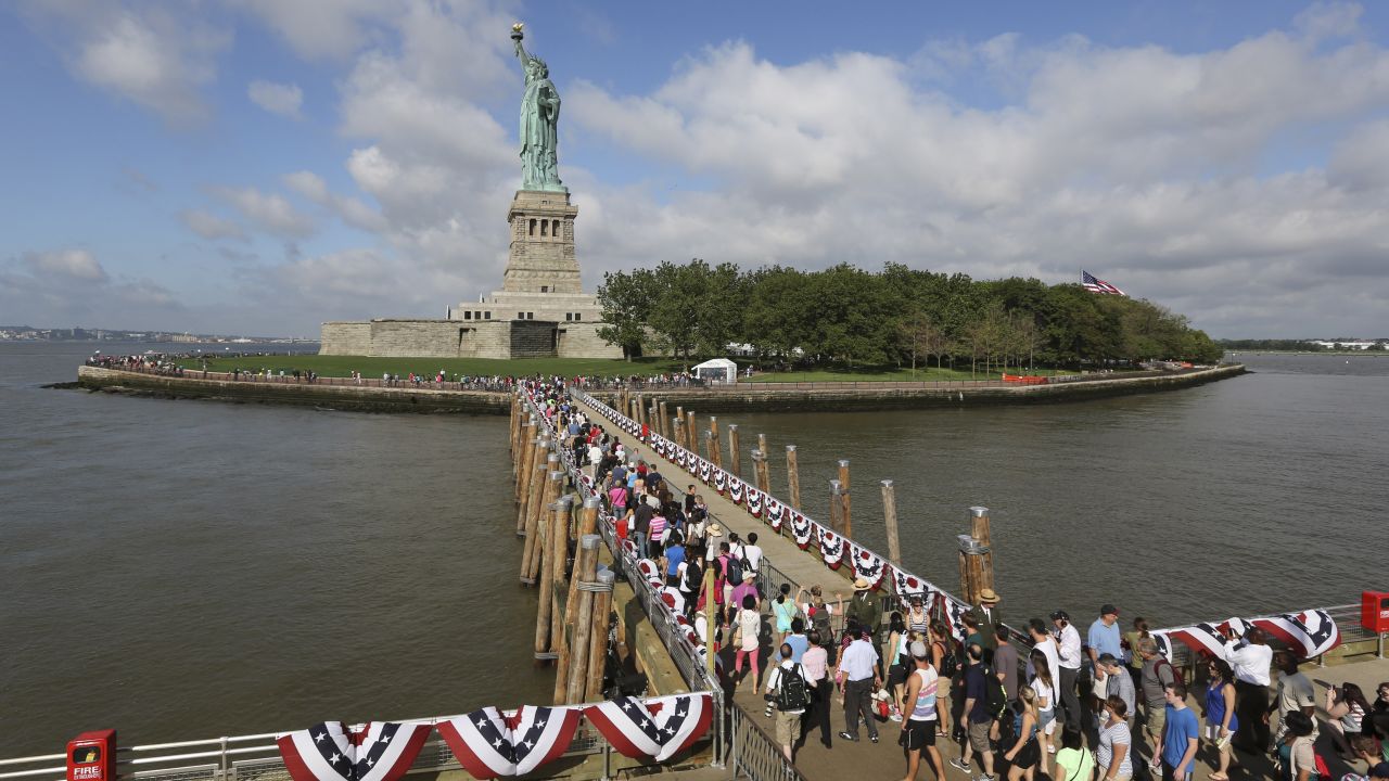 Protections have already been added to the Statue of Liberty and Ellis Island in New York, but will they be enough in an era of climate change? Listing 30 at-risk sites, <a href="http://www.ucsusa.org/global_warming/science_and_impacts/impacts/national-landmarks-at-risk-from-climate-change.html" target="_blank" target="_blank">a report released by the Union of Concerned Scientists</a> contends rising seas are endangering many of America's landmarks. Here's a look at some of them: