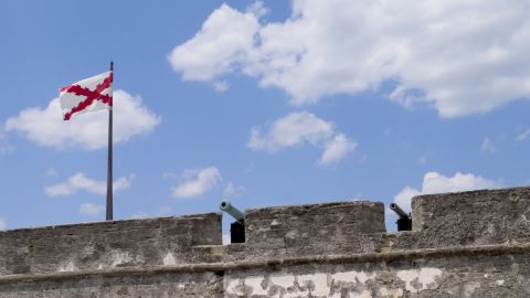 Castillo de San Marcos in St. Augustine, Florida, is the oldest masonry fort in North America and the only 17th century fort that stands today in the United States.