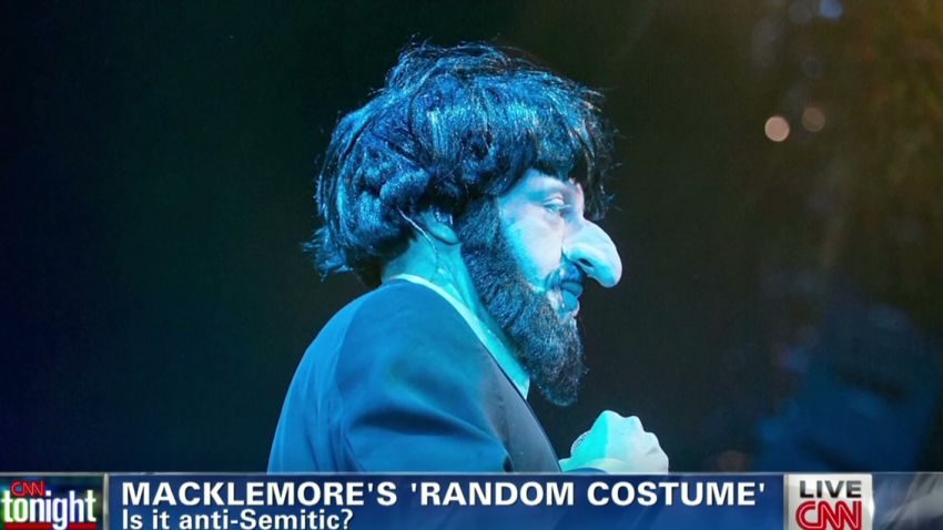 cnn tonight macklemore costume controversy_00004506.jpg