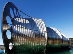 Mick Pearce built the Vortex Center, in Melbourne, Australia, to mimic the shape of a seashell - (Courtesy Mick Pearce)