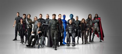 Behold the massive cast of the 2014 film "X-Men: Days of Future Past." The movie is based on a <a href="https://comicstore.marvel.com/X-Men-Days-of-Future-Past/digital-comic/26714" target="_blank" target="_blank">classic "X-Men'"storyline</a> from the comic books. Because of the time travel element, it gathers characters from all of the previous "X-Men" movies. Here's a look at the characters in their comic and film incarnations. (Some will reprise their roles in 2016's "X-Men: Apocalypse.")