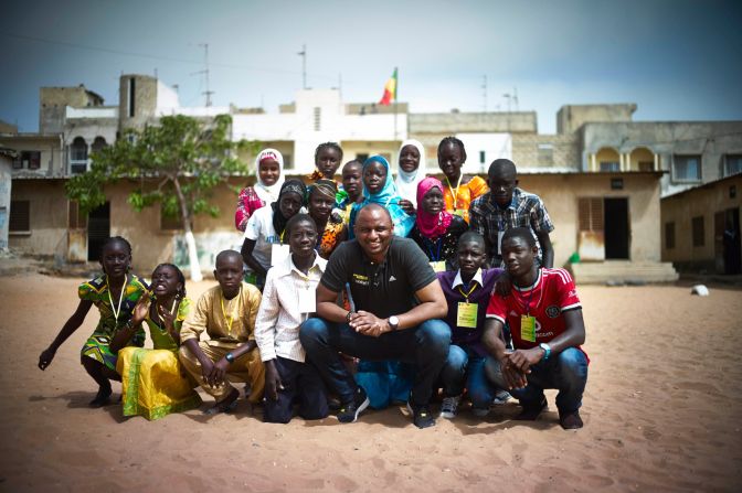 Vieira on returning to Senegal: "I first came back, 20 years after leaving. I felt like I lost my memory a little bit to be honest because I had people around telling me when we used to play when we were kids, but I didn't have any clear images. But I went around and I went to the house where we used to live and it was nice to come back to where you were born and where the story begins."